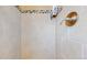Tiled shower with mosaic tile accent at 7785 E 13Th Ave, Denver, CO 80220