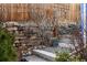 Well-maintained backyard with rock walls, garden, and landscape at 2041 Virginia St, Idaho Springs, CO 80452