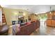Comfortable living space with an open layout connecting the kitchen, dining, and living areas at 26499 West St, Conifer, CO 80433