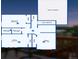 Detailed floor plan showcasing a layout with a bedroom, two bathrooms, and two offices at 10565 Kicking Horse Dr, Littleton, CO 80125