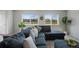 Spacious living room with stylish decor, offering natural light and scenic views at 7700 W Glasgow Pl # 11C, Littleton, CO 80128