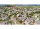 Aerial view of a neighborhood with homes and green spaces at 688 Cinnabar Ln, Castle Rock, CO 80108