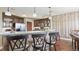 Kitchen featuring stainless steel appliances, granite countertops, and bar seating at 924 Brookhurst Ave # C, Highlands Ranch, CO 80129