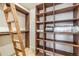 Custom closet boasts built-in shelving and a ladder for accessing higher storage areas at 224 S Ridge St, Breckenridge, CO 80424