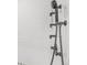 Modern shower features sleek fixtures, white subway tile, and a convenient handheld sprayer at 224 S Ridge St, Breckenridge, CO 80424