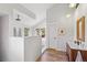 Spa-like bathroom with a walk-in shower, freestanding tub, and modern vanity at 3267 Stuart St, Denver, CO 80212