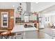 Modern kitchen with stainless steel appliances and an island at 3267 Stuart St, Denver, CO 80212