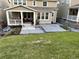 Landscaped backyard with patio and walkway at 19011 W 84Th Ave, Arvada, CO 80007