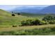 Scenic landscape with green hills and mountains in the background at 19011 W 84Th Ave, Arvada, CO 80007