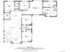 Detailed floor plan showcasing a large home with multiple bedrooms and baths at 33100 Ridgeview Loop, Elizabeth, CO 80107