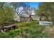 Backyard with old stock tank pool, old shed and abundance of weeds and grass at 4730 Pierce St, Wheat Ridge, CO 80033