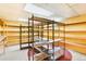 Unfinished basement storage area with plenty of shelving at 4730 Pierce St, Wheat Ridge, CO 80033