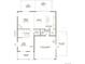 First floor plan featuring a kitchen, dining room, flex room, great room, and two-car garage at 45934 Gentry Ave, Bennett, CO 80102