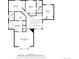 Detailed floor plan showing the layout of bedrooms and bathrooms on level 3, dimensions included at 13723 Milwaukee Ct, Thornton, CO 80602