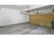 Spacious two car garage with concrete flooring at 200 Whitehaven Cir, Highlands Ranch, CO 80129