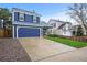 Inviting two-story home with a well-kept lawn and a double car garage at 7927 Elmwood St, Littleton, CO 80125