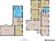Detailed floor plan showcasing the layout of this home's two floors, including bedroom, bathrooms, and living spaces at 1247 Dexter St, Denver, CO 80220