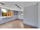 Finished basement featuring modern vinyl flooring and recessed lighting at 3145 S Bryant St, Englewood, CO 80110