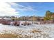 Community pool and clubhouse, fenced in with landscaping, provide residents with recreational amenities at 17346 Nature Walk Trl # 108, Parker, CO 80134