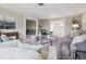 Bright living room with neutral tones, large windows, and elegant decor at 2653 S Harrington Ln, Lakewood, CO 80227