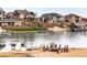 Stunning lakefront community with private docks and a sandy beach, perfect for lakeside living and recreation at 12648 Waterside Ln, Longmont, CO 80504