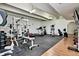 Spacious gym featuring state-of-the-art fitness equipment and ample workout space at 7877 E Mississippi Ave # 208, Denver, CO 80247