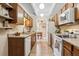 Well-maintained kitchen with stainless steel sink, and lots of counter space at 7877 E Mississippi Ave # 208, Denver, CO 80247