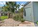 Exterior view of fenced in backyard with shed at 10567 W Dartmouth Ave, Lakewood, CO 80227