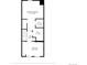 Upper floor plan displaying primary bedroom, walk-in closet, bath, hall, and additional bedroom at 10567 Dartmouth, Lakewood, CO 80227