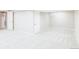Spacious basement with neutral carpet and two doors at 4530 S Verbena St # 316, Denver, CO 80237