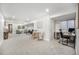 Spacious finished basement with an open floor plan, carpeted floors, and room for living and office space at 4351 Yates St, Denver, CO 80212