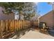 Backyard featuring a patio and a wood fence at 11542 Community Center Dr # 56, Northglenn, CO 80233