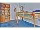 Blue bedroom with a bookcase, closet, and bunk beds for  at 11798 Ridge Rd, Golden, CO 80403