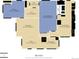 Detailed floor plan showcasing layout, dimensions, and square footage, illustrating the home's interior design and spatial arrangement at 11798 Ridge Rd, Golden, CO 80403