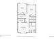 Layout of the second floor showing primary bedroom with ensuite bath, and two additional bedrooms at 6480 Silver Mesa Dr # B, Highlands Ranch, CO 80130