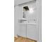 Convenient laundry area equipped with a washer and dryer setup, offering easy access for laundry tasks at 4661 S Decatur St # 109, Englewood, CO 80110