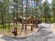 Exterior shot of home, driveway, and landscaping at 5846 S Pike Dr, Larkspur, CO 80118