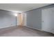 Spacious carpeted bedroom with two closets and neutral walls at 2493 S Kalispell Cir, Aurora, CO 80013