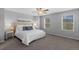 Well-lit main bedroom featuring a plush bed, soft lighting and a calming color palette at 10204 Ridgegate Cir, Lone Tree, CO 80124