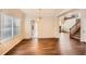 Bright dining room featuring wood floors and open space at 560 Hampstead Ave, Castle Rock, CO 80104