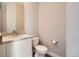Clean, modern bathroom features granite countertops and ample storage at 4457 Wyandot St, Denver, CO 80211