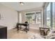 Stylish office space with natural light, a modern desk, and a view of the outdoors at 4457 Wyandot St, Denver, CO 80211