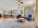 Open living space with an eat-in kitchen, breakfast nook, and cozy sitting area at 17284 E Hawksbead Dr, Parker, CO 80134