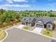 Aerial view of a neighborhood with green spaces and modern homes at 5909 S Platte Canyon Dr, Littleton, CO 80123