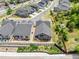Aerial view of homes in a residential area with tree-lined streets at 5909 S Platte Canyon Dr, Littleton, CO 80123
