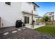 Charming backyard featuring a patio, barbecue, artificial turf, and string lights at 10254 Worchester St, Commerce City, CO 80022