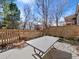 Private fenced patio with outdoor dining area providing a relaxing outdoor space at 6 Woodland Cir, Highlands Ranch, CO 80126