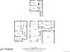Comprehensive floorplan featuring all three floors of the house at 9674 Fox Den Dr, Littleton, CO 80125