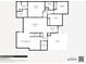 Detailed floorplan showcasing layout of bedrooms, bathrooms, living room, and kitchen at 5770 Waverley Ave, Firestone, CO 80504