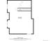 Basement floor plan showing the dimensions and layout of the basement space at 7580 S Biloxi Ct, Aurora, CO 80016